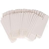 Vista 6 de COSIDEA 25 cajas de papel artesanal de 0.984 x 0.984 x 3.386 in para brillo de labios, embalaje de lápiz labial de 350 gms para tubos de brillo