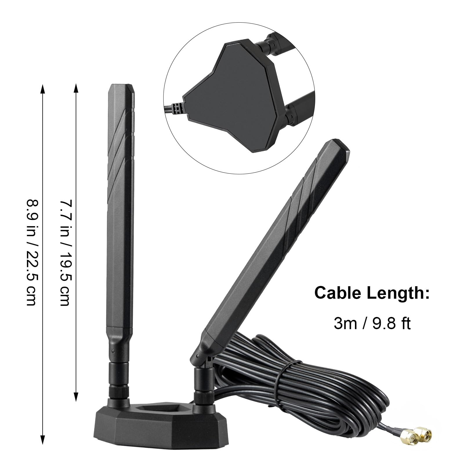 Amazon.com: 9dBi Magnetic Base 4G 5G Wide Band SMA External