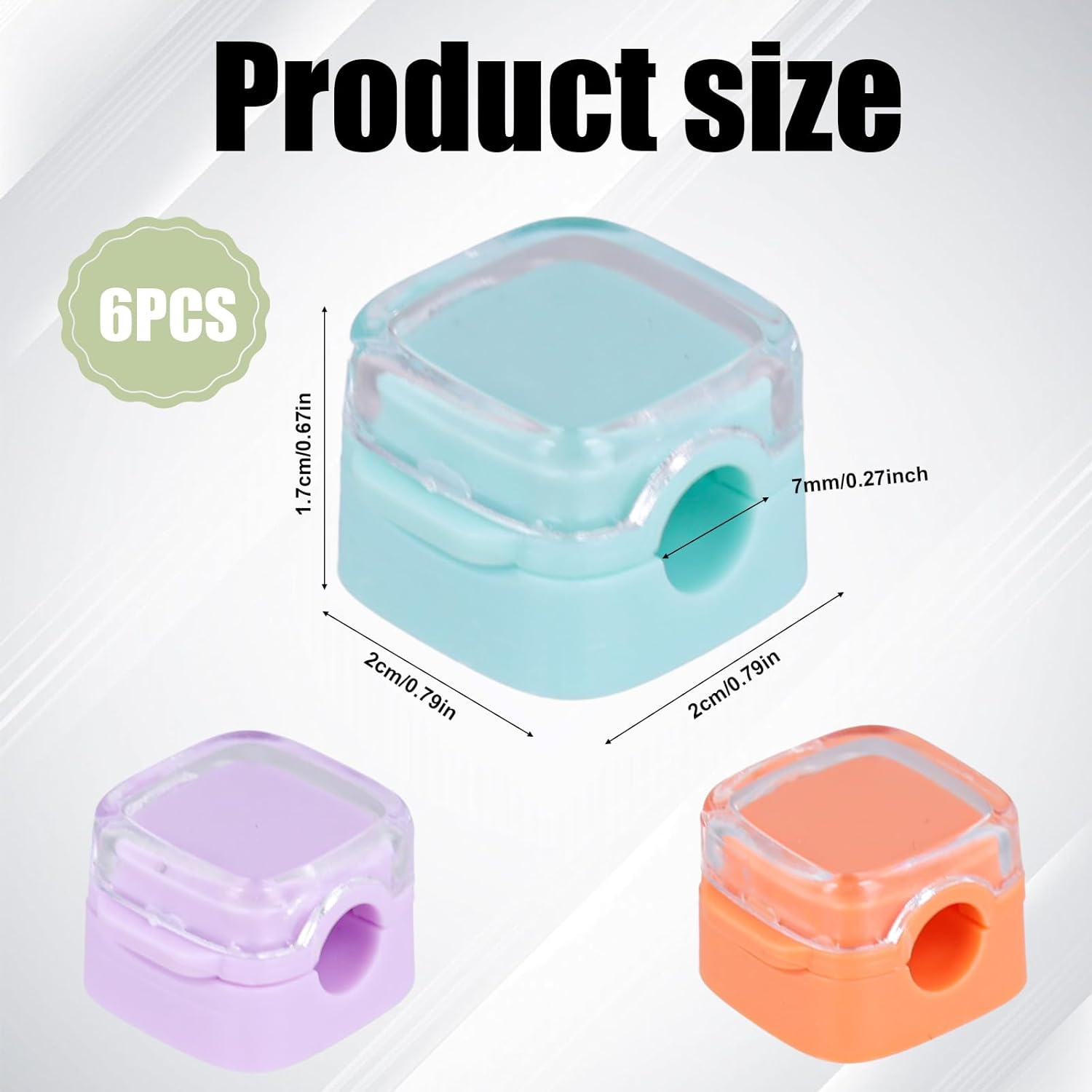 6 Pack Magnetic Cable Clips - Magnetic Cable Organizer Holder, Adhesive Charger Clips, Wire USB Cord Manager Keeper for Home, Office, Car, Wall, Desk, Phone, Nightstand (Mixed Colors)