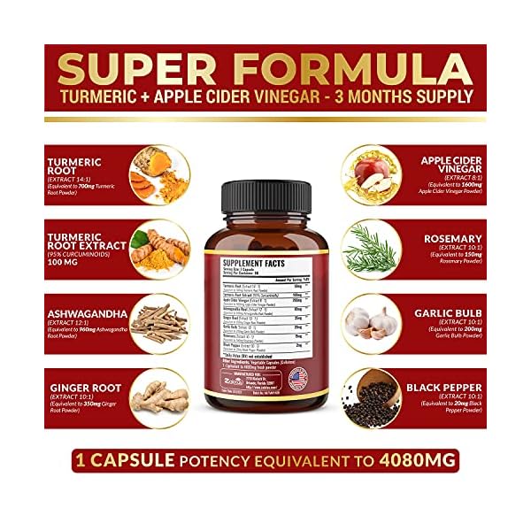 7-in-1-Turmeric-Curcumin-Apple-Cinder-Vinegar-Capsules-Equivalent-to-4080mg-3-Month-Supply-with-Ashwagandha-Ginger-Garlic-Bulb-95-Standardized-Curcuminoids-Joint-Absorption-Support 7 in 1 Turmeric Curcumin + Apple Cider Vinegar Capsules, Equivalent to 4080mg, 3 Month Supply with Ashwagandha, Ginger, Garlic Bulb, 95% Standardized Curcuminoids, Joint & Absorption Support