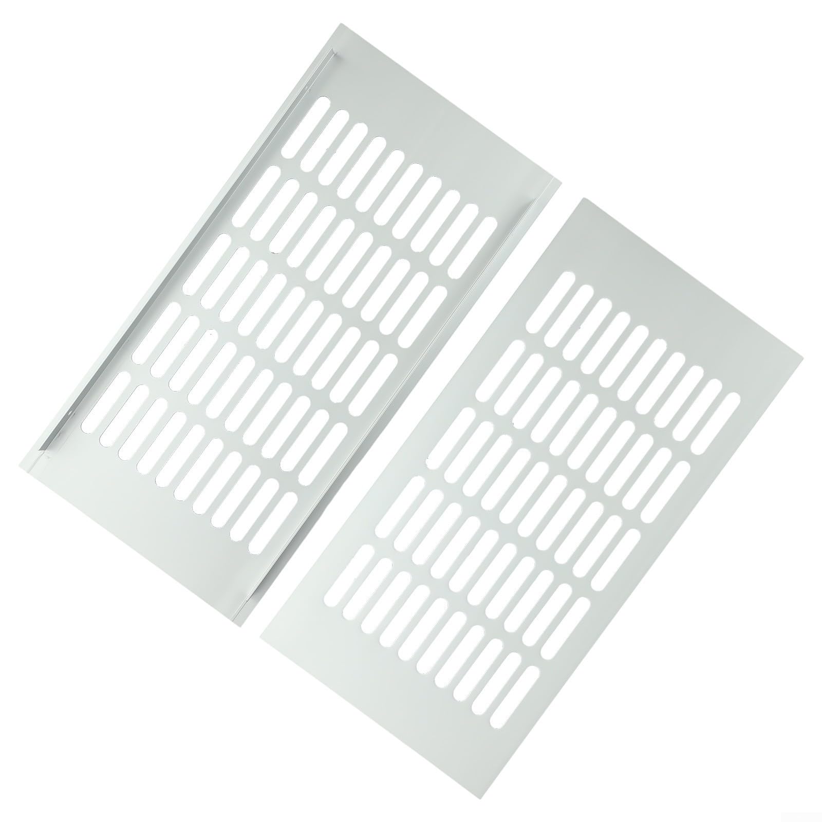 Copertura per griglia di ventilazione, 150 mm, design elegante in lega di alluminio, per armadi e armadi per computer (150 x 300 mm)