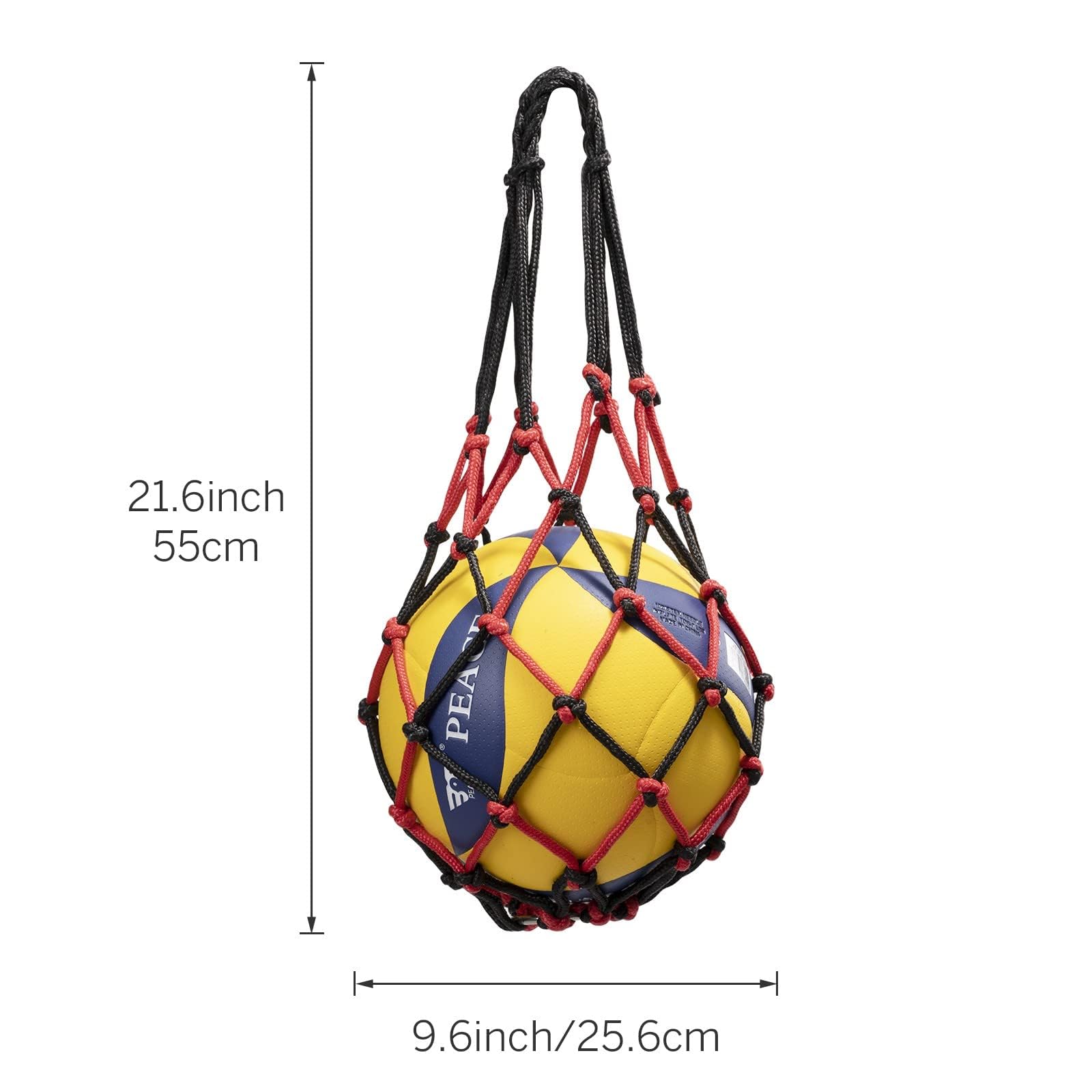 DoGeek Net Bolsas Balones Negro para Baloncesto Voleibol Fútbol