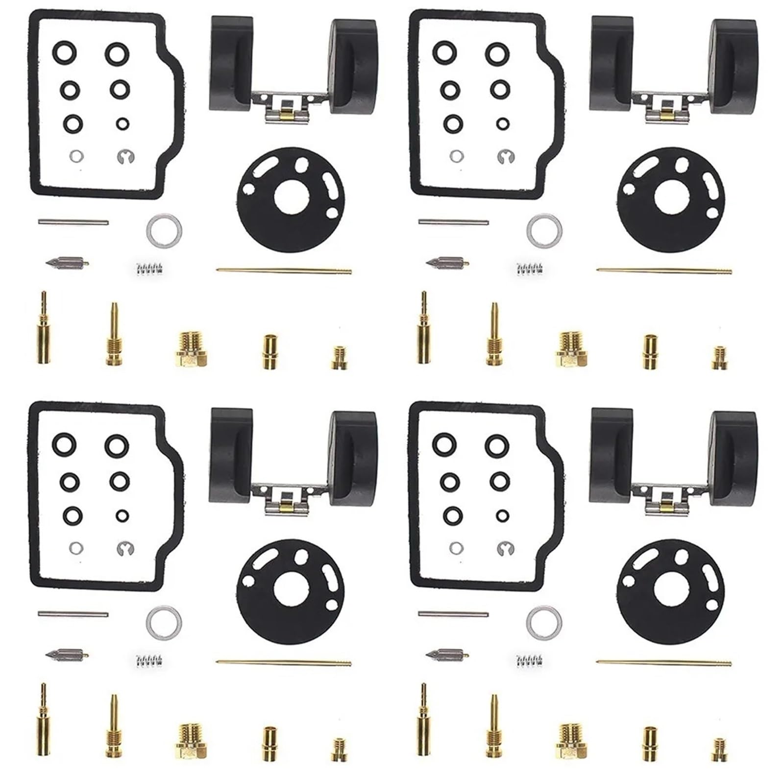 Kit De Reparación Carburador para CB750K para CB750 para Four 1972-1976 4 Juegos Incluye Junta Flotador