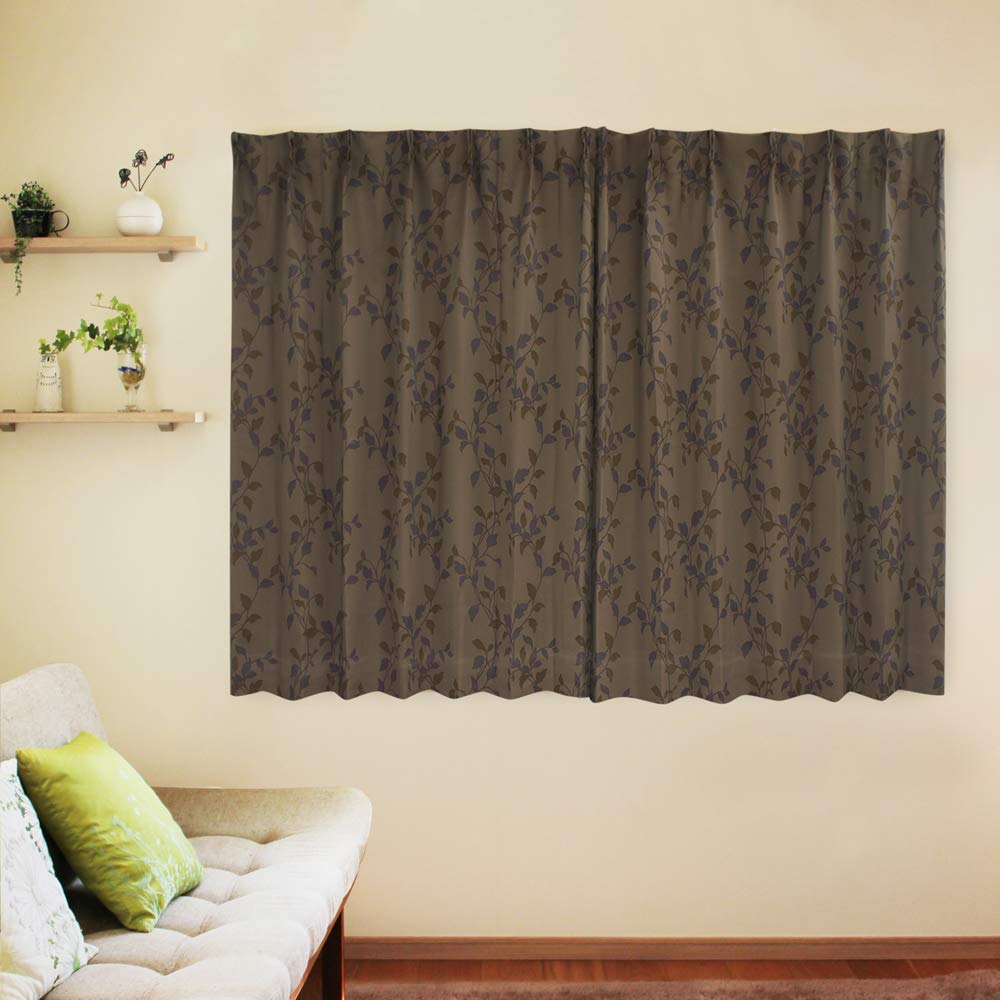 Amazon.co.jp: のれん工房 カーテン ドレープ 厚手 1級遮光 形状記憶