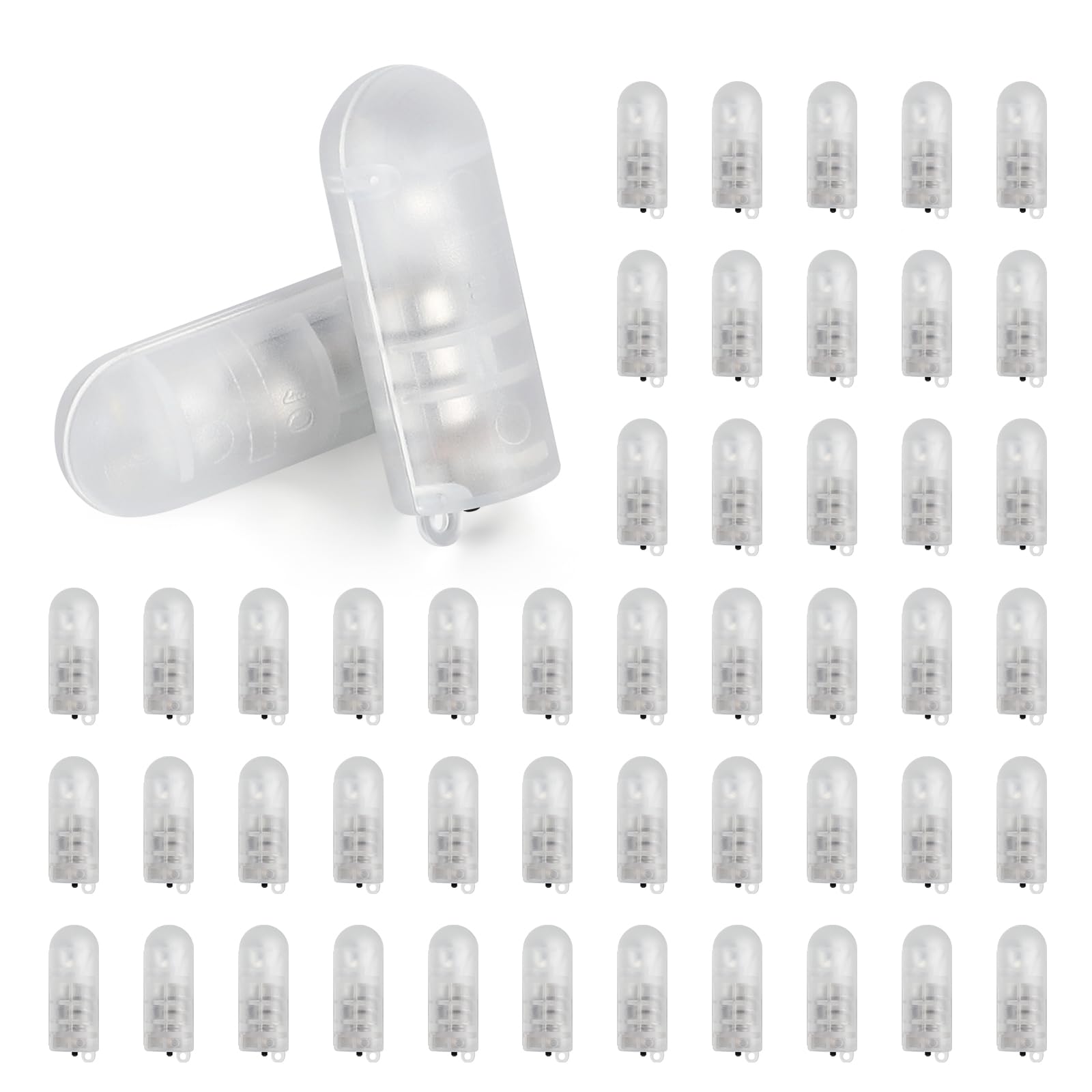 Ewikin LED Ballons Lichter mit Haken, 30x Mini LED Lichter für Lampions, Warmweiß Lichtkugel für Papierlaternen, Weihnachten, Party, Halloween, Geburtstag Deko