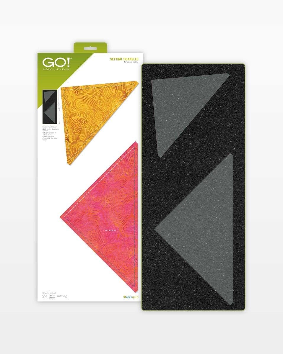 Accuquilt GO! Setting Triangles-10 Finished Die