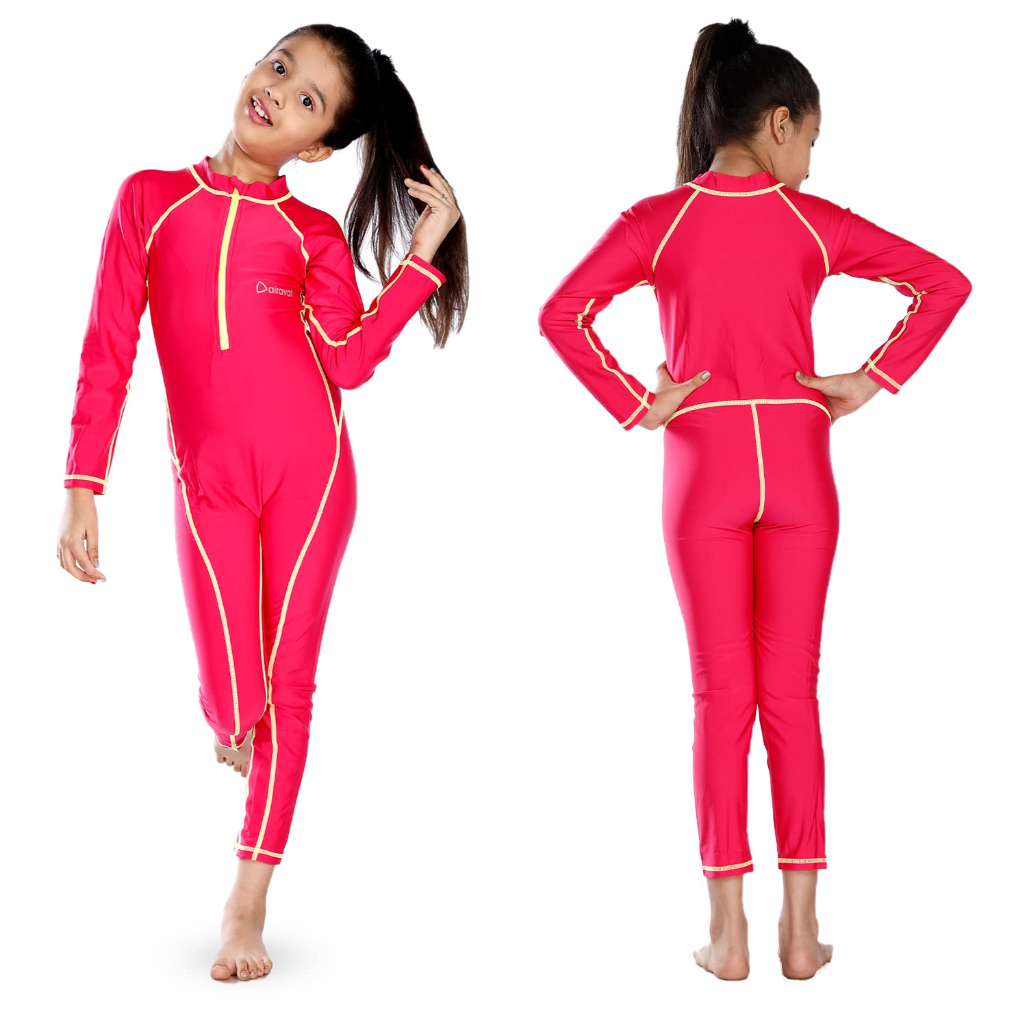 Buy AIRAVAT Swimming Costumes for Girls, Surfrider 1508 Swimming Wear