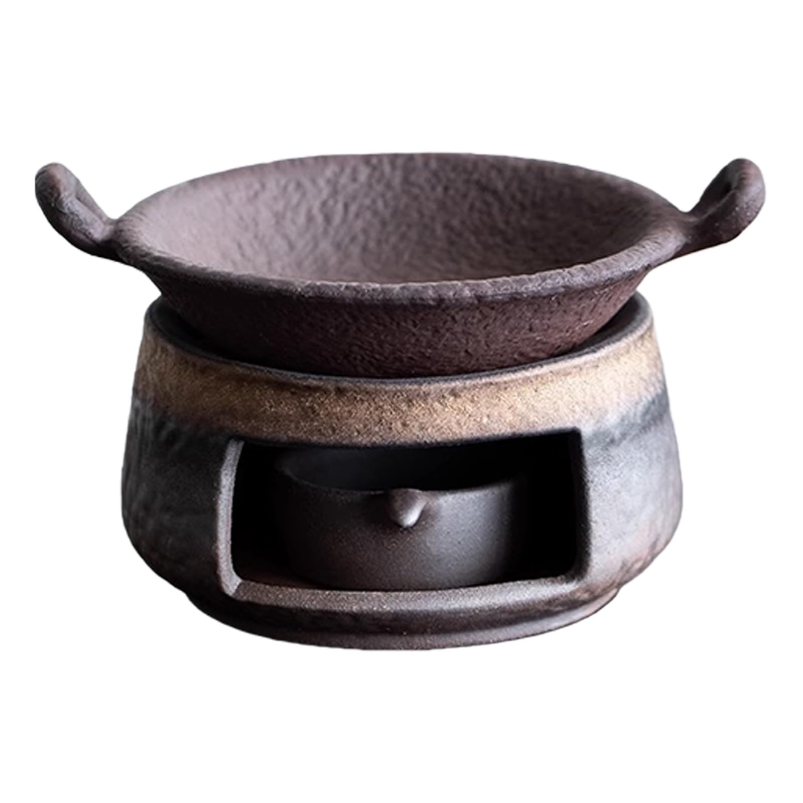 hogtnd Multipurpose Ceramic Tea Maker, Scented Melter and Teapot Warmer with Tea Light Holder for Relaxation, Use Ceramic Aromatherapy Warmer