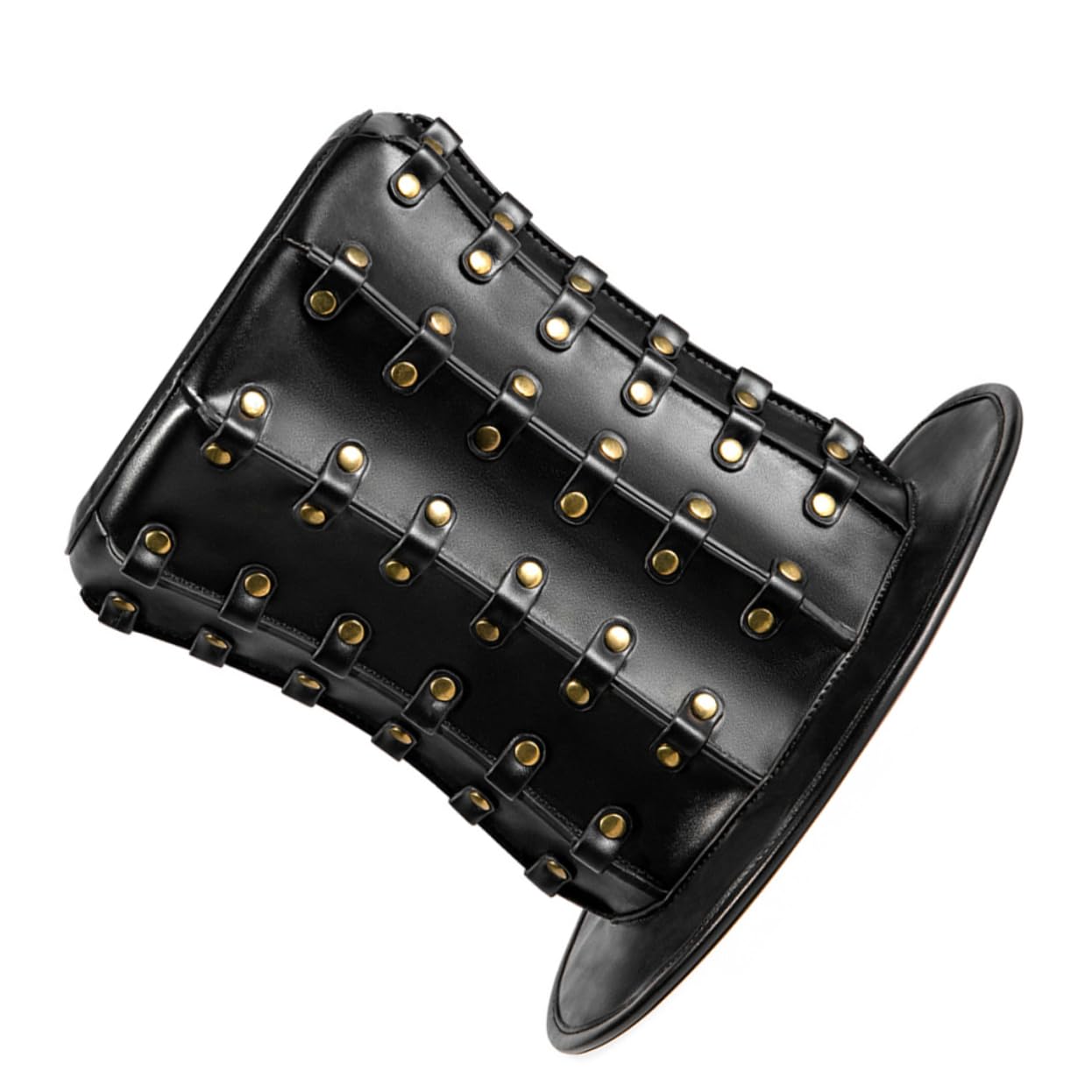 COLLBATH Punk Style Hochzeits-hut Mit Nieten Eleganter Cap Für Halloween Jazz-events Und Kostümpartys Accessoires Für Unvergessliche Feiern
