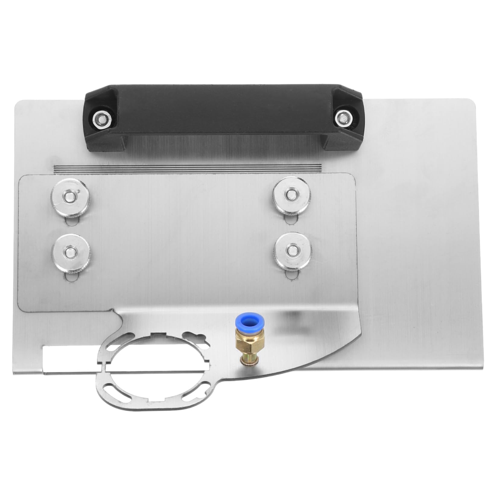 Ciieeo Soporte para Amoladora Angular de 100, Acero Inoxidable, Corte Preciso y Biselado para Baldosas y Metal, Portátil