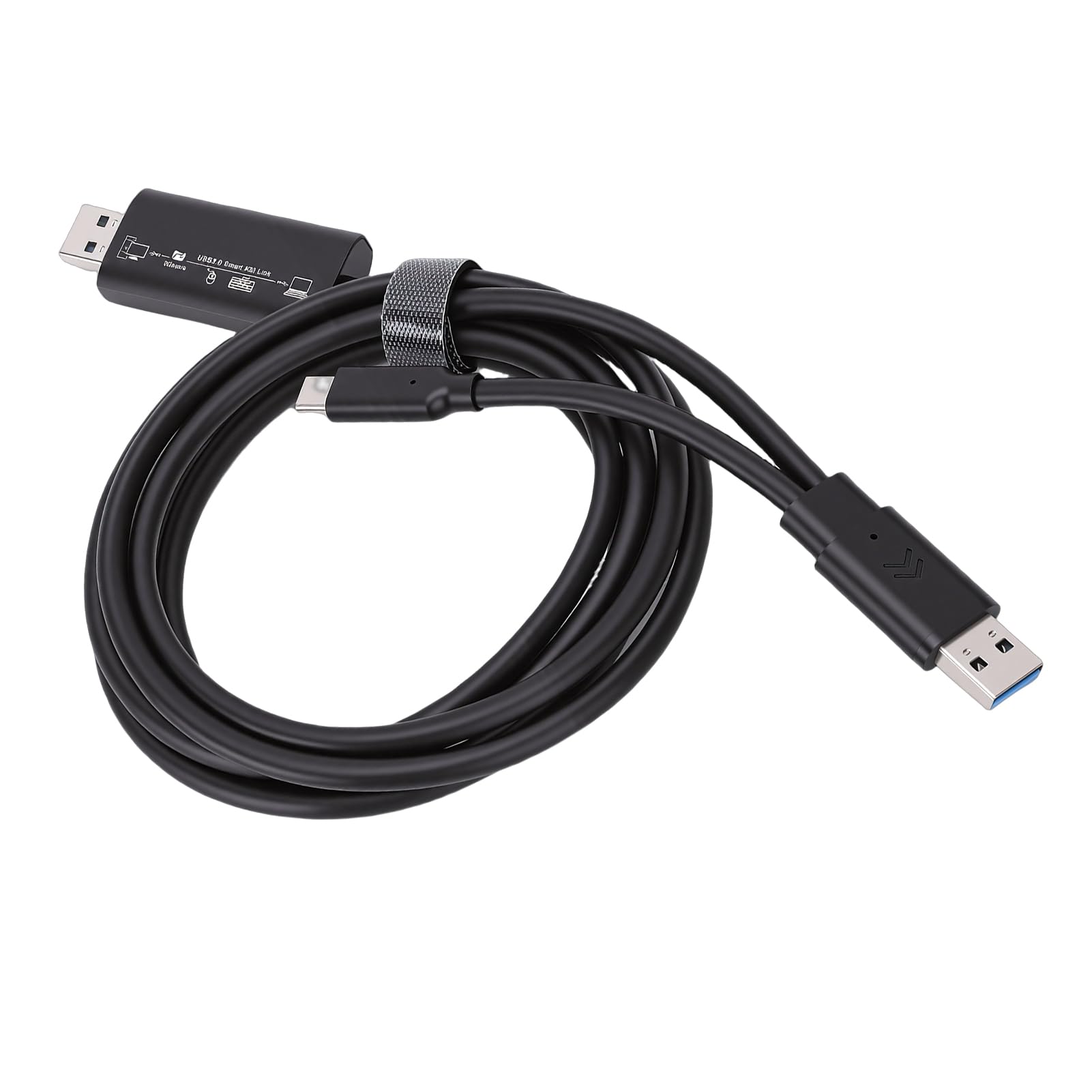 Cavo Trasferimento Dati USB 3.0 5 Gbps, Cavo USB A A C per Trasferimento File PC Laptop, di Sincronizzazione Dati Ad Alta velocità da 3.0 A .0 e Tipo C, Compatibile con e MacOS, 6,6 Piedi