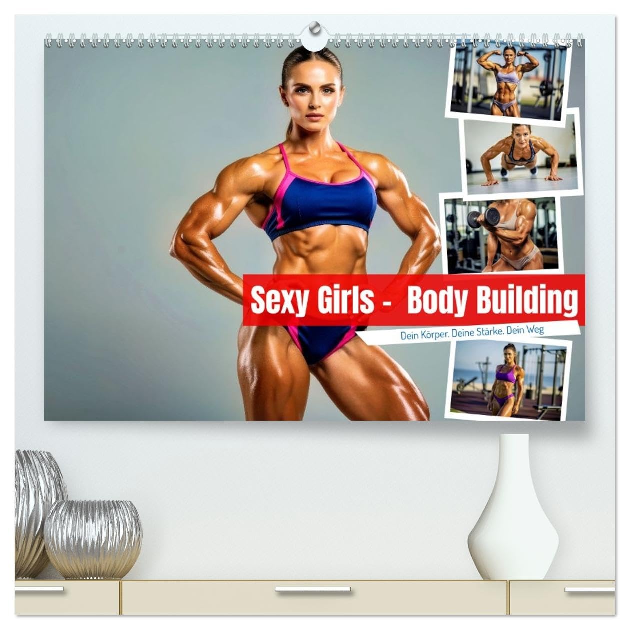 Sexy Girls - Body Building (hochwertiger Premium Wandkalender 2027 DIN A2 quer), Kunstdruck in Hochglanz: Weibliche Muskelkraft trifft auf Eleganz und ... und purer Motivation. (CALVENDO Erotik)