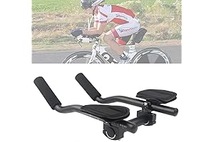 Aero Bar, Bike Aluminum Alloy Aero Bars for Road Mountain Bicycle Racing TT Handlebar