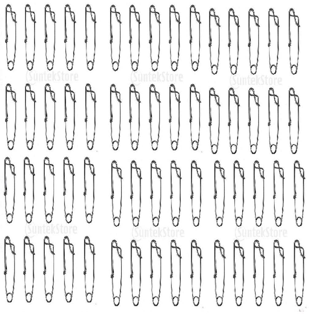 LOVIVER 60Pcs Edelstahl Long Line Longline Clip Zum Angeln Snapper Oder Shark S.