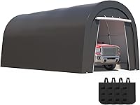 WisteriaLane 10x20 Heavy Duty Carport with 4 Sand Bags & 2 Roll-Up Doors - All-Weather Portable Garage Shelter for Cars, Trucks, Storage