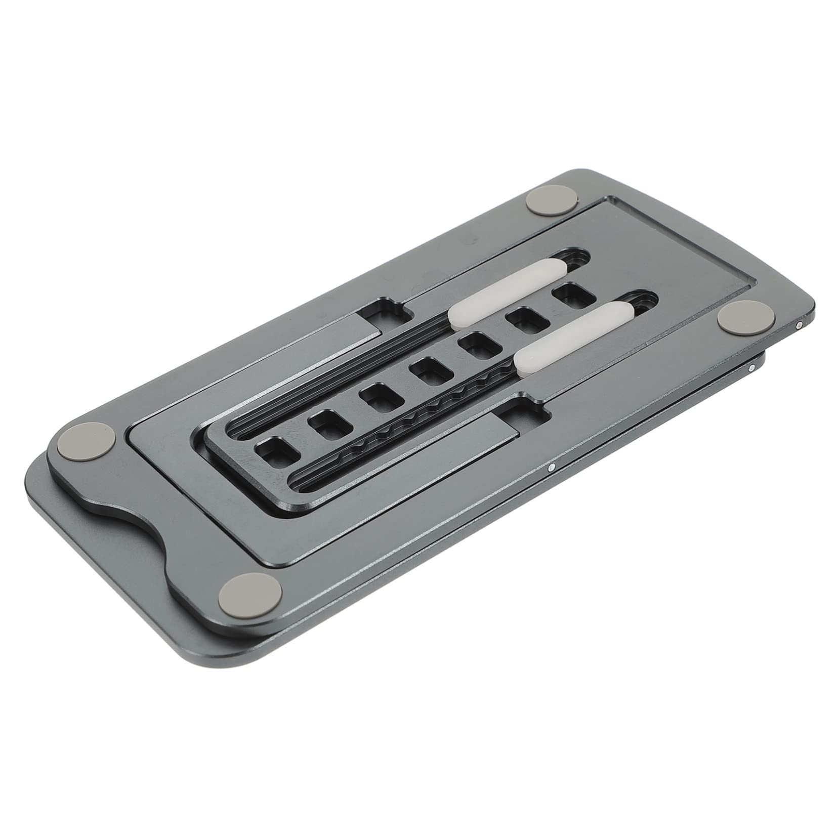 Gatuida 3 Piezas Soporte para Teléfono De Aluminio Soporte De Celular para Escritorio Soporte para Celular Soporte De Teléfono De Mesa Aleación De Aluminio Oficina El Perezoso Ajustable