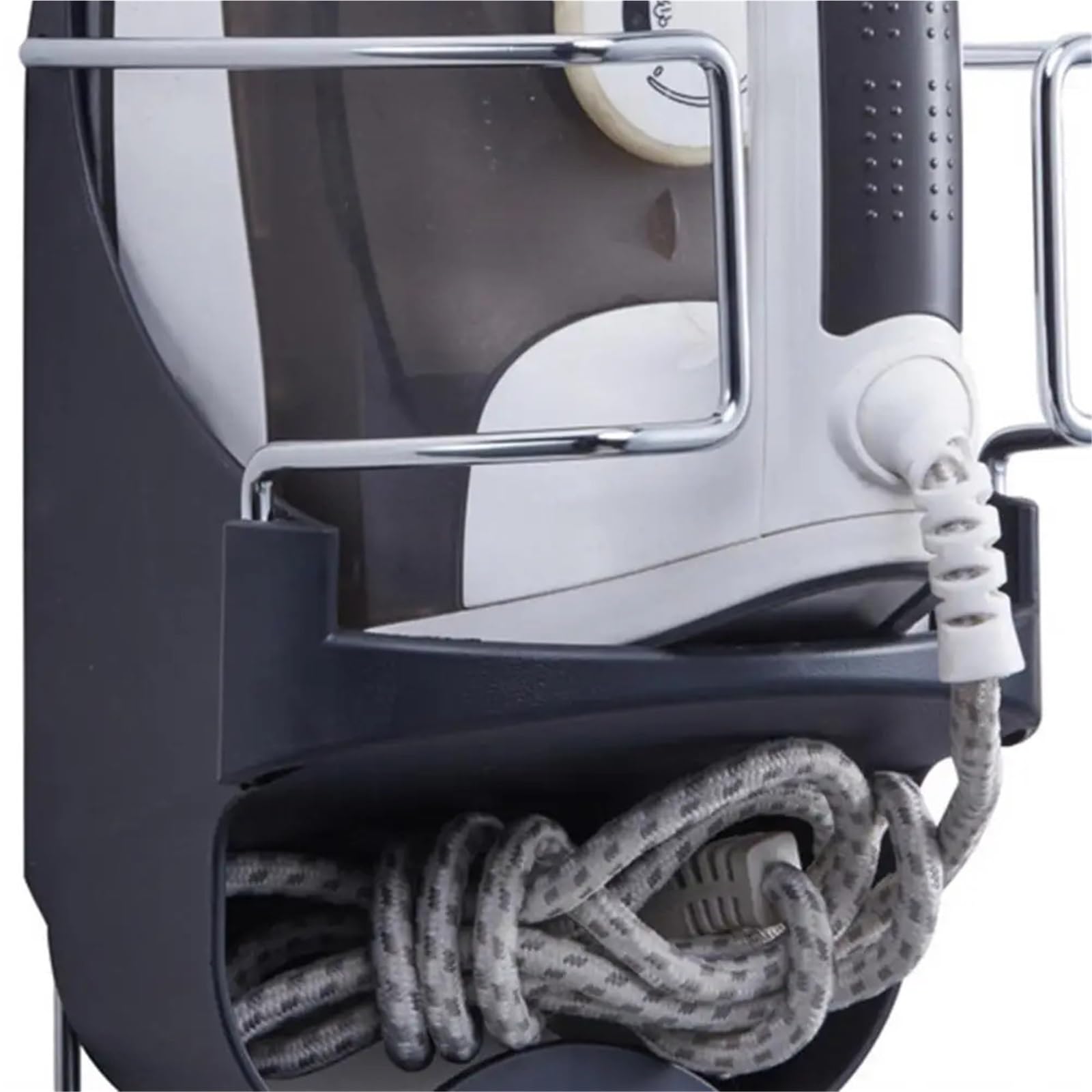Appendiabiti for ASSE da Stiro con Supporto a Parete for ASSE da Stiro con Doppi Ganci for riporre l'organizzazione della Lavanderia per La Lavanderia(White)