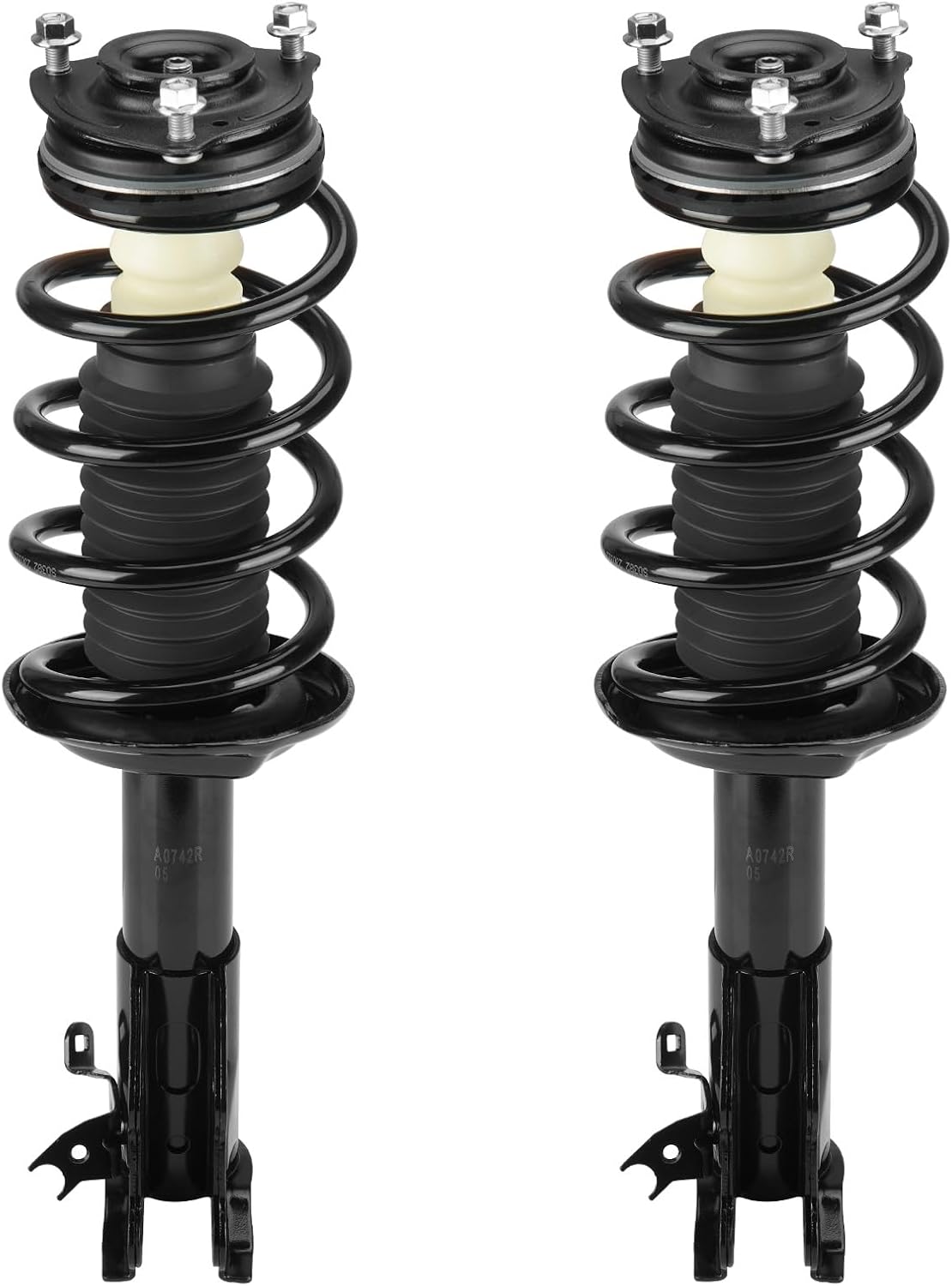 Front Strut Shock Assembly w/Coil Spring for Acura CSX Honda Civic 2006-2011, Replace 172286 172287, Left & Right, 2PCS 06-11 Civic/CSX - Front