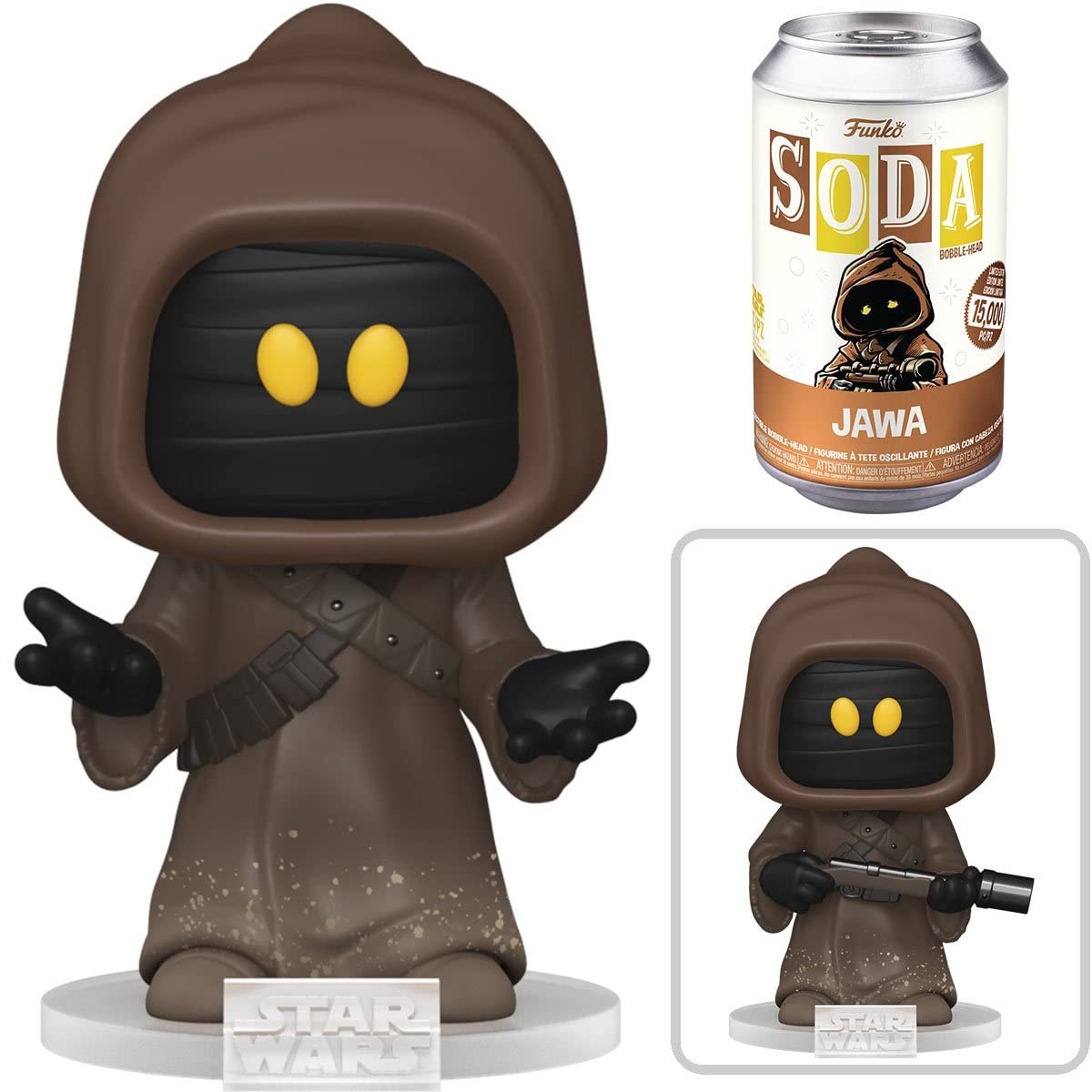 ソーダ缶　SODA ファンコ　FUNKO スターウォーズ Amazon.com: Funko Soda: Star Wars Jawa 4.25