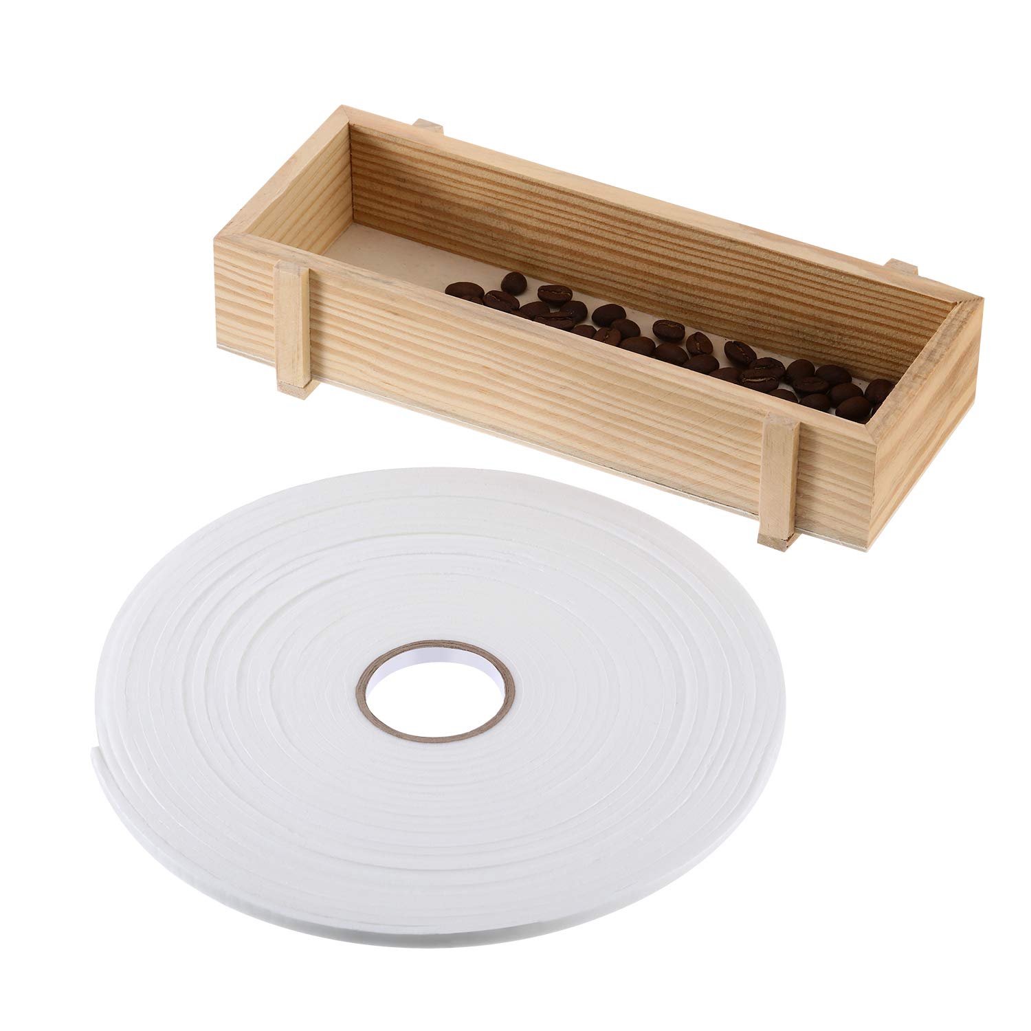 Atuo 3 Rolls Double Sided Foam Tape for Mounting, 1/ 4 Inch by 32.8 Feet