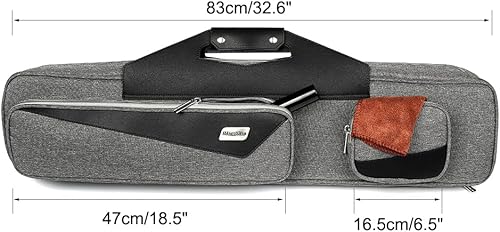 Miniatura 3 de Pool Cue Case 4x4 with Backpack Straps Carrying Case for 4 Pool Cues
