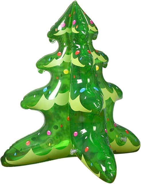 ASSR 46cm Christmas Inflatables Decoration, Mini Inflatable Christmas Tree, Blow Up Indoor Decoration for Holiday, Christmas Party, Green