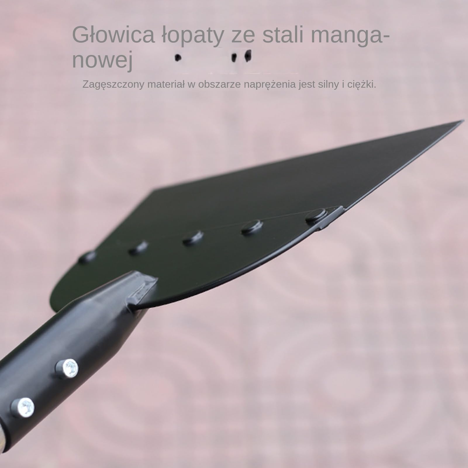 Łopata Ogrodowa Wytrzymały Metalowy Skrobak Usuwający Lód | Wielofunkcyjna Łopata Czyszcząca Ogród Do Chodnika, Dziedzińca, Ogrodu Tylnego, Ścieżki, Tarasu, Balkonu, Ganku, Patio,