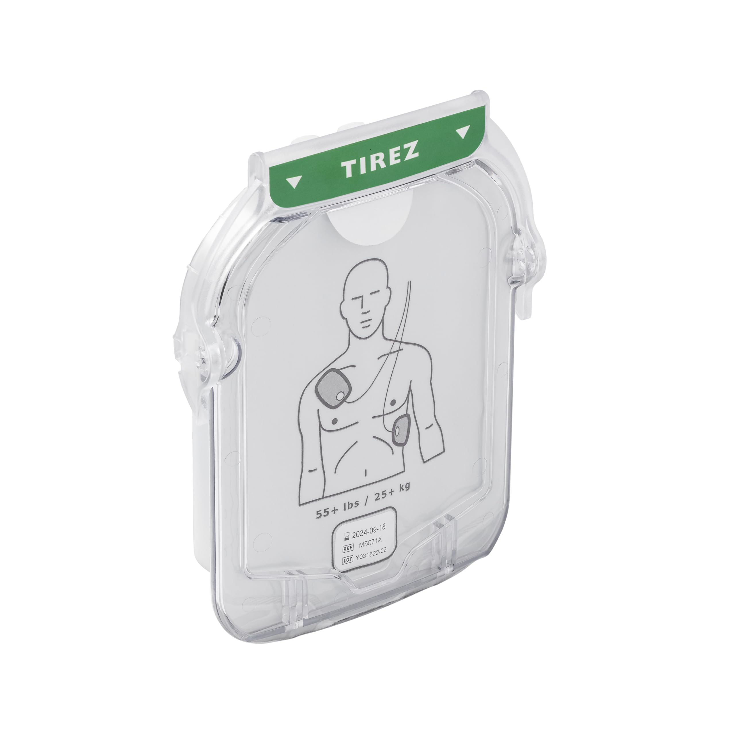 Philips HeartStart Cartouche d'électrodes adulte pour défibrillateur HS1, M5071A