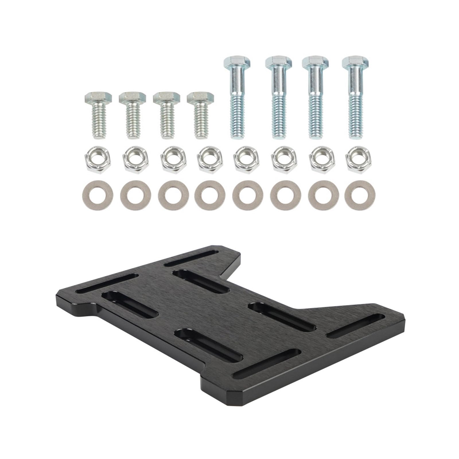 Wdbild Black Adjustable Engine Mount Bracket Holder Suitable For Bike Go Kart 79Cc 97Cc 98Cc 100Cc 2.5Hp 2.8Hp Motovox Doodlebug Metal Engine Mounting Plate