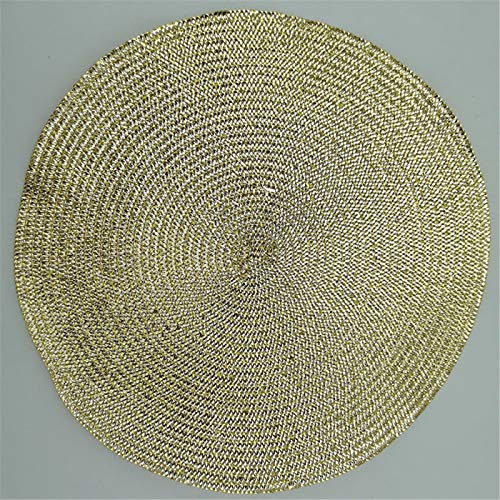 Qishi redondo pp tejido mantel...