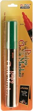 UCHIDA Marvy Broad Point Tip Regular Bistro Chalk Marker Art Supplies, Green