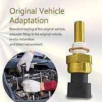 Vista 5 de Sensor de temperatura del refrigerante del motor, 12608814 213-4333 15326388 19236568 compatible con Chevy Cavalier Cobalt Equinox Express Silverado