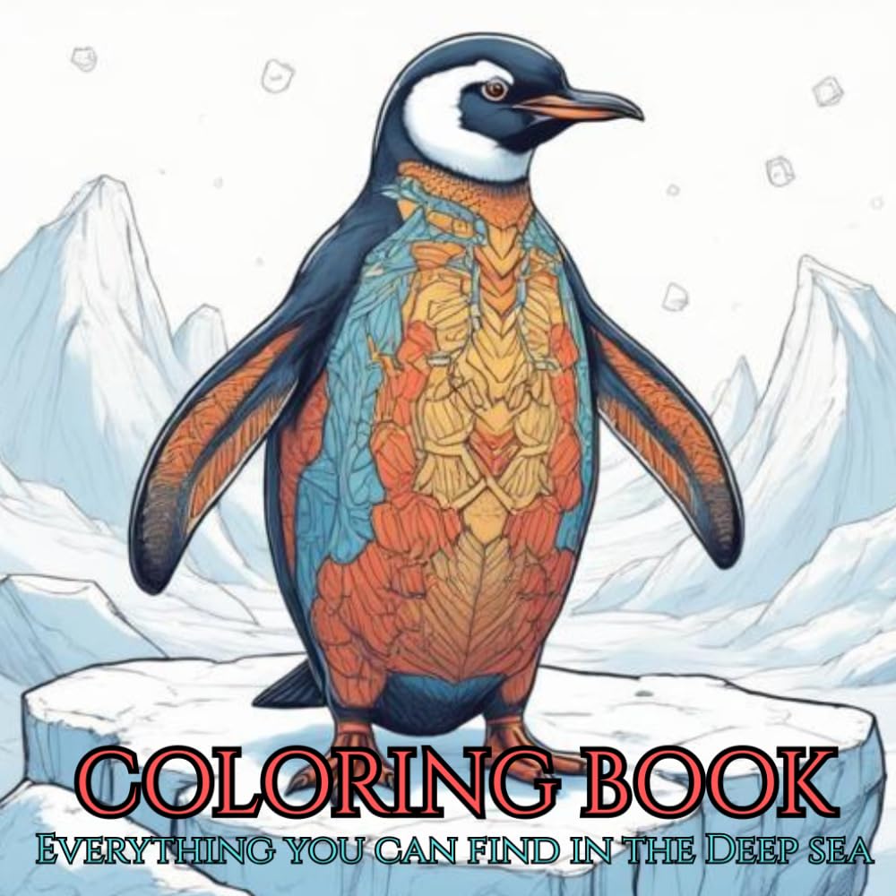Serene Deep Sea: Adult Coloring Book For Mind Clarity: Relax and Unwind While Discovering the Beauty That Exists Beyond the Busy Pace of Life
