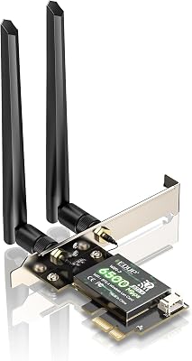 EDUP PCIE WiFi 7 Card BE6500 Wi-Fi 7 Wireless Network Card f - best wifi 7 pcie card