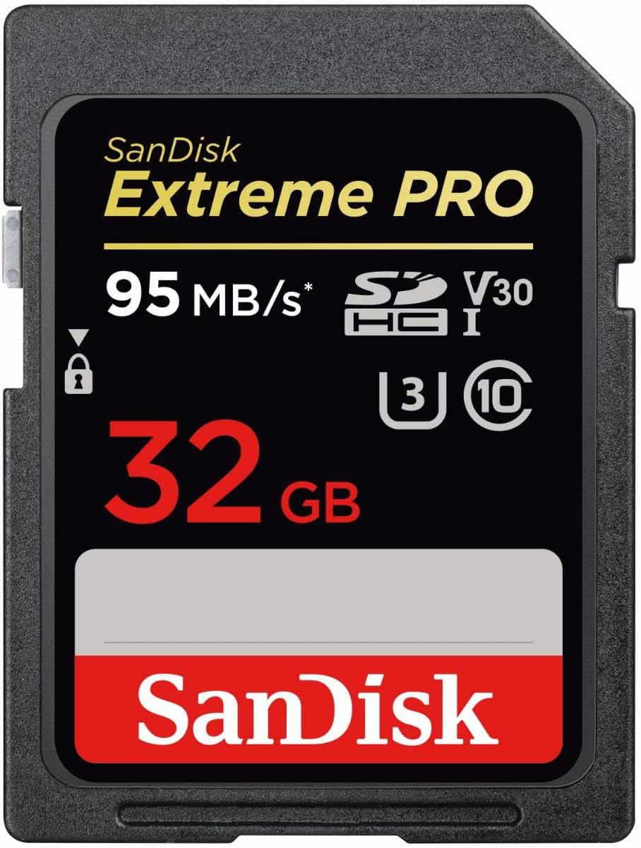 SanDisk32GB Extreme Pro SDXC UHS-I 95 MB/s Memory Card- SDSDXXG-032G-GN4IN
