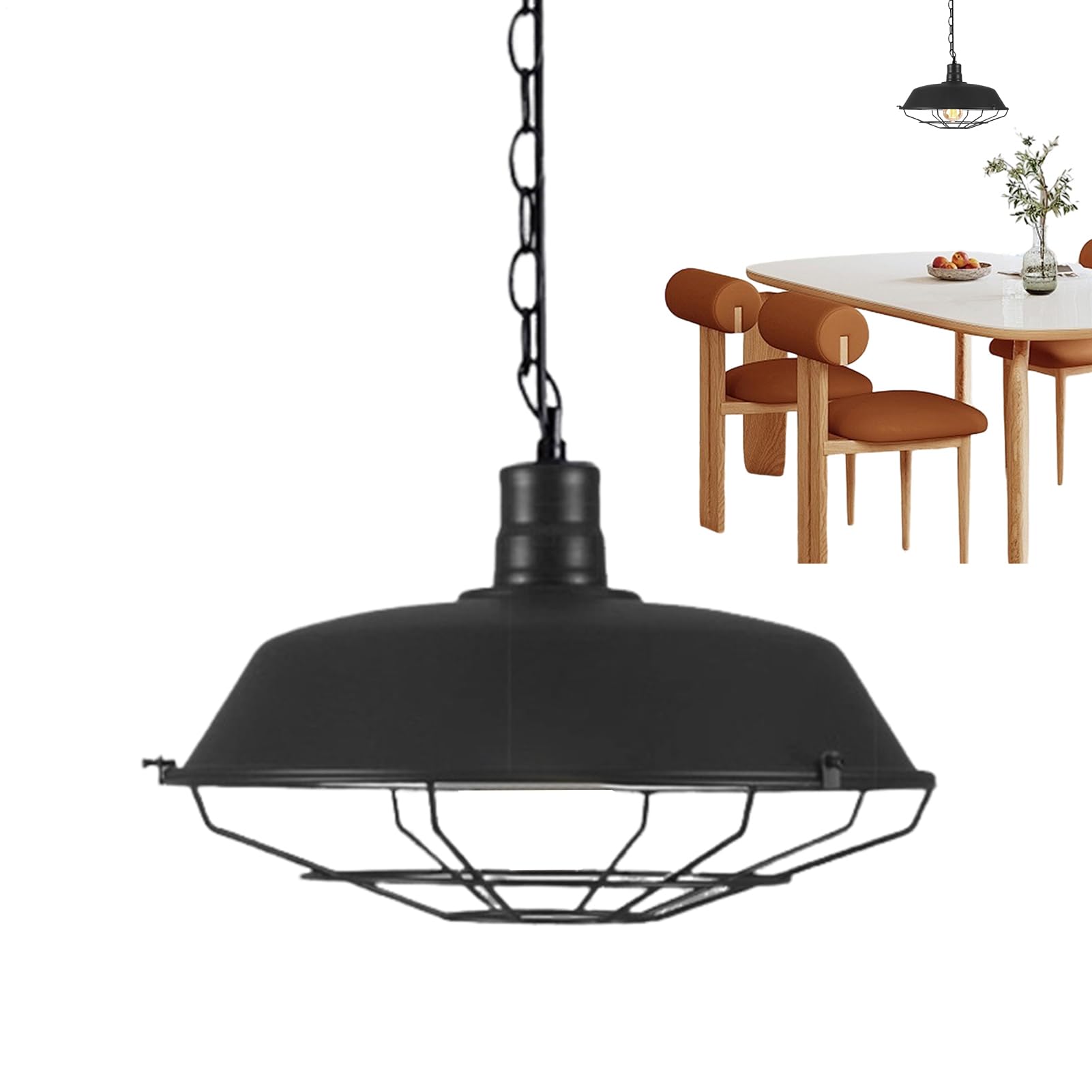 Pantalla De Lámpara Colgante Industrial Pantalla Decorativa Para Hogar | Pantallas Para Lámparas De Techo Para Propietarios Apartamento Cocina Comedor Dormitorio Baño Oficina Restaurante Cafetería