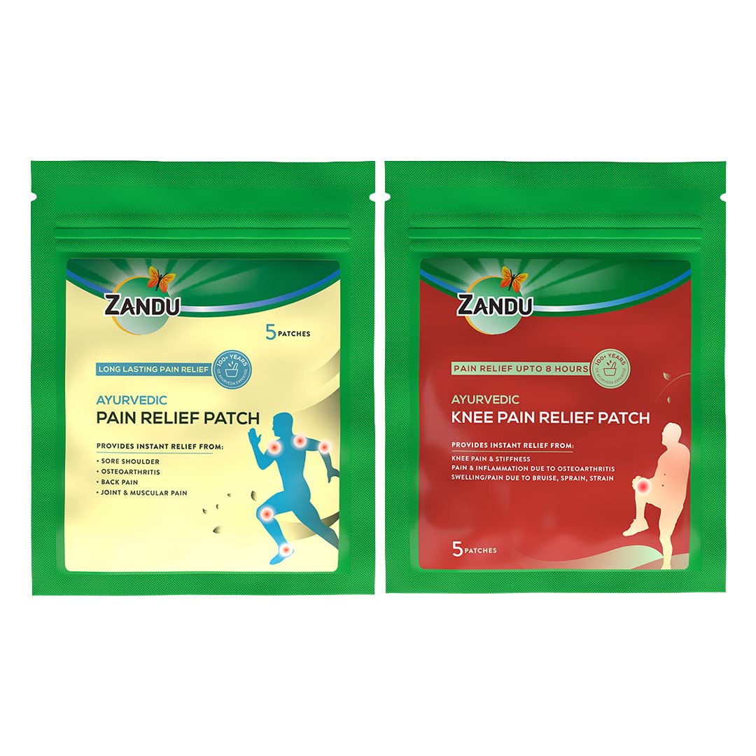 Zandu Ayurvedic Knee Pain Relief Patch + Ayurvedic Pain Relief Patch (B0C6914K4X) Amazon Price History, Amazon Price Tracker