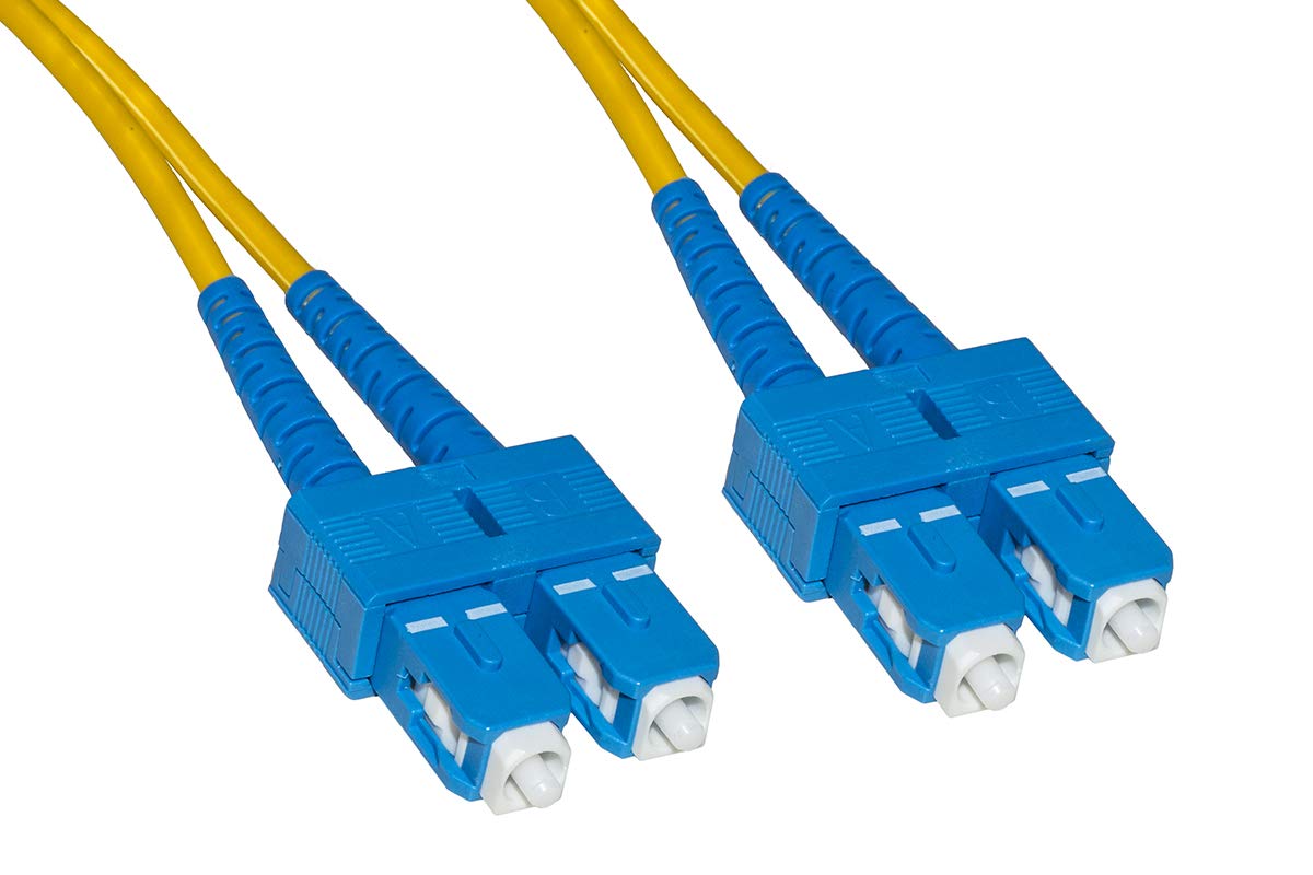 LINK FIBER OPTIC CABLE SC TO SC SINGLEMODE DUPLEX 9/125 MT.50, gelb - Image 3