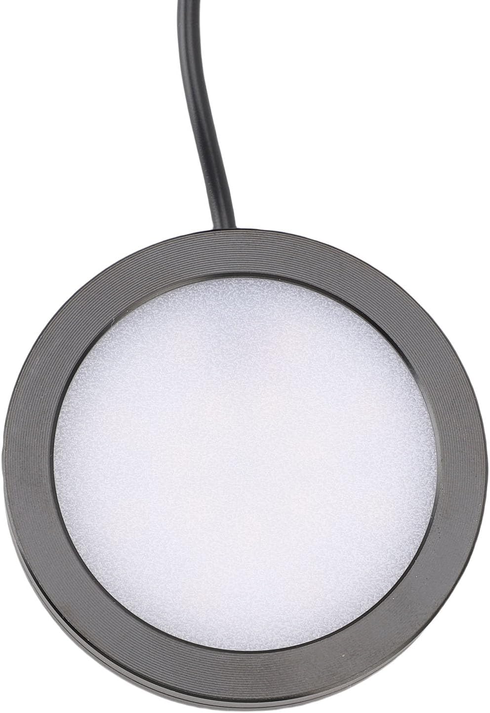 LED Round Light, Ultra Thin Aluminum Alloy USB 5V Plug in with 1.5m Cable, for Ceiling Bedroom Kitchen Display Cabinet Restaurant