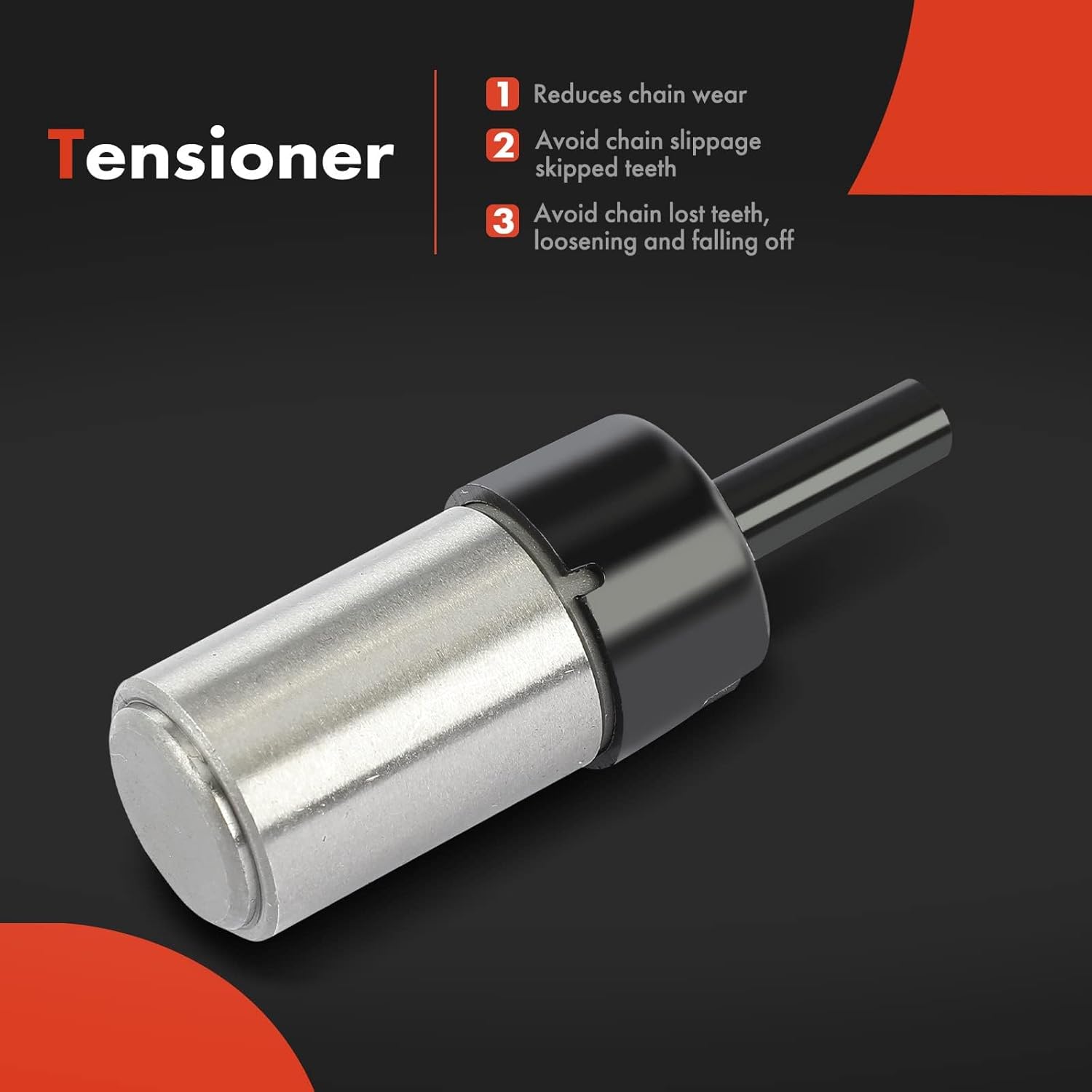 A-Premium Engine Timing Chain Kit W/Tensioner & Guide [fits SOHC, 4Cyl 1.6L] Compatible with Mini Cooper [R50 R53 Series] 2002-2008 [for W10B16A, W11B16A], Replace# 11311485400, 11311485397