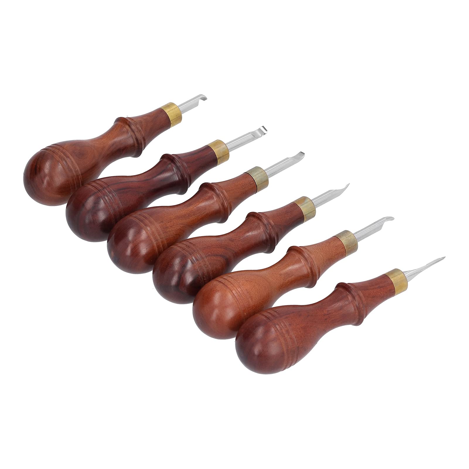 Fafeicy Couteau à Montre à Manche en Bois de Santal, Kit de Réparation de
