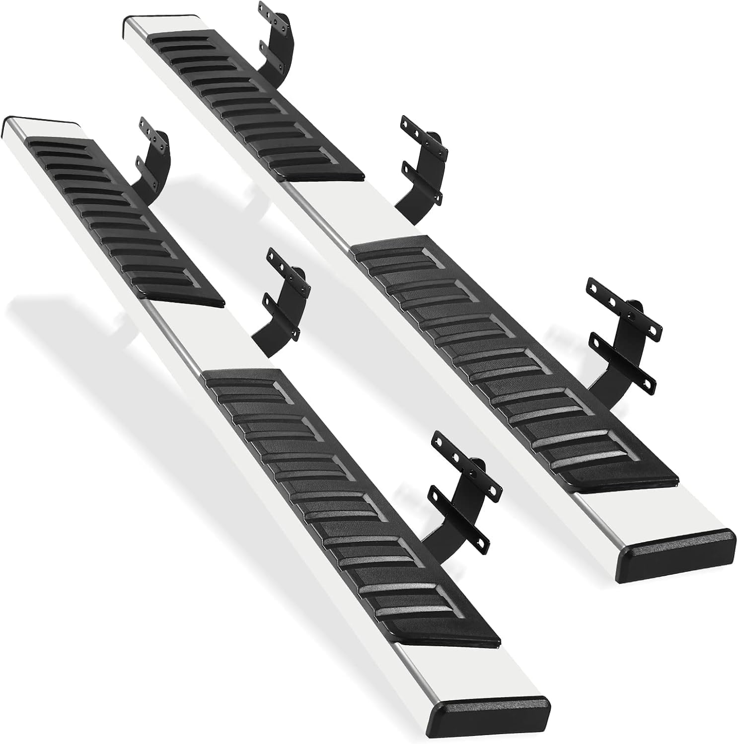PZ 6" Crew Cab Running Boards for 2019-2025 Dodge Ram 1500 New Body Style Chrome Stainless Steel Side Steps Rails Nerf Bars(Only for 2019-2025 Ram 1500 New Body Style)