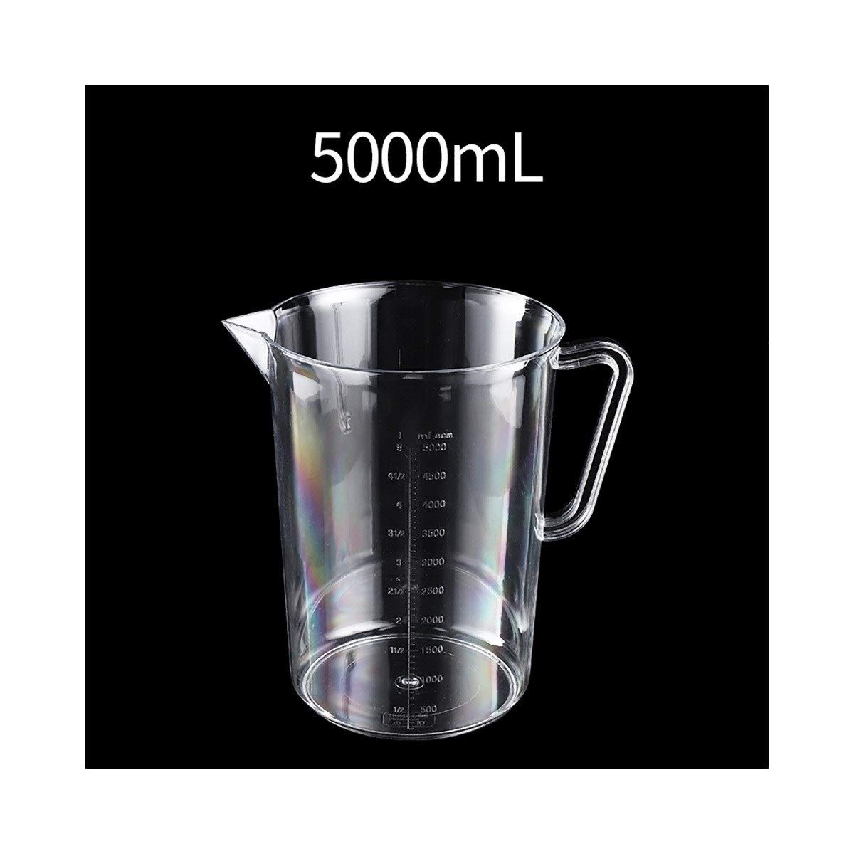 Autocollant mural Tasse à mesurer-TOOL, Tasse à mesurer en plastique acrylique, 500 ml avec bouteille d'eau PC à échelle, Épaississement 3000 ml Équipement de magasin de thé résistant aux hautes temp