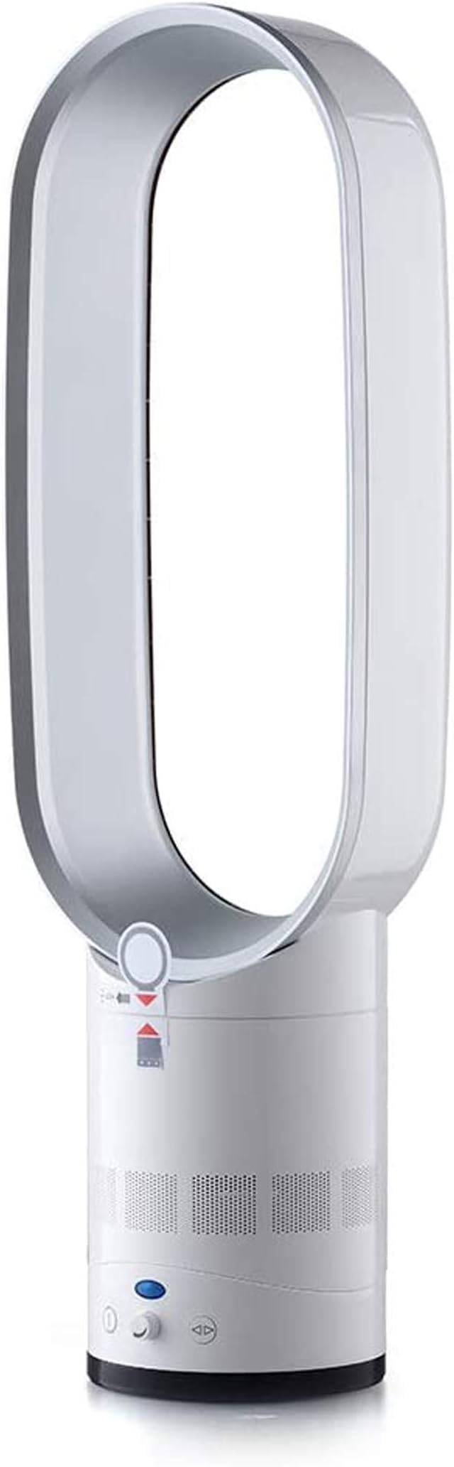 vitacelli Super Quiet Floor Standing No-blade Air Purifying Controlled Fan (16In)
