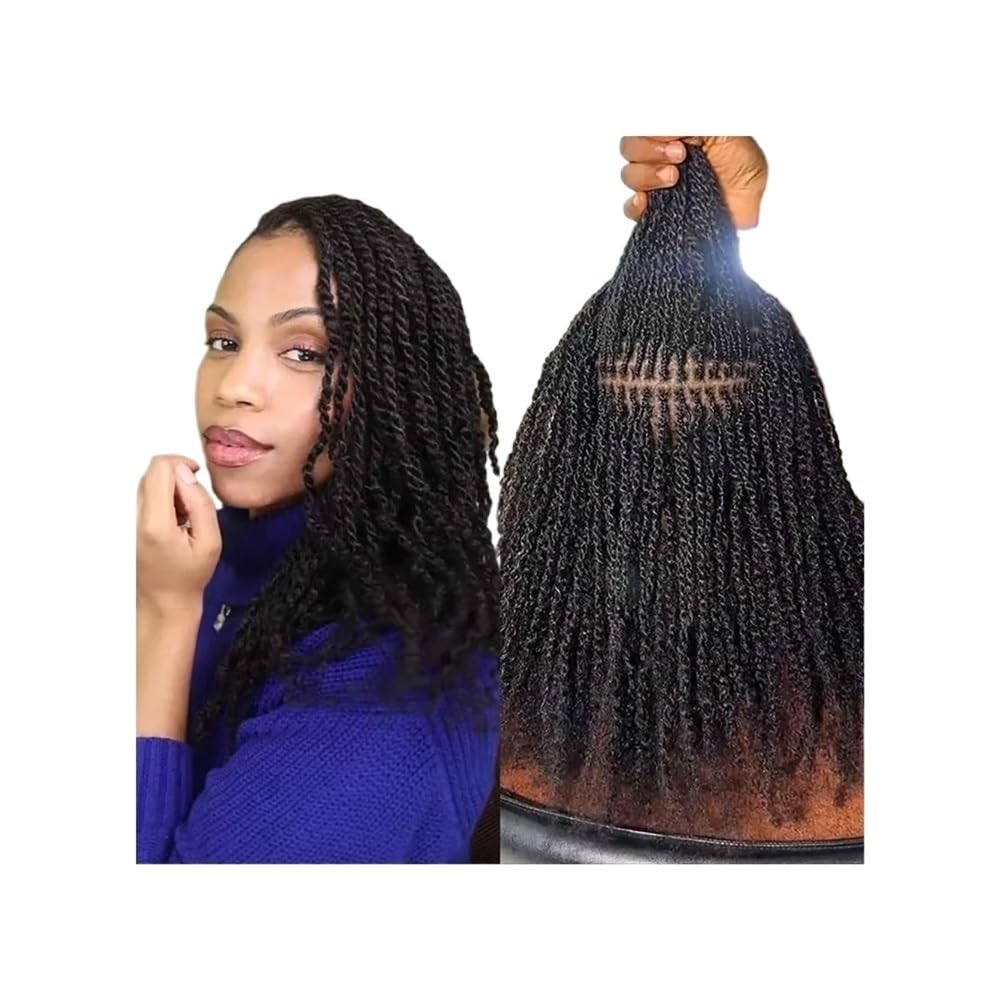 Włosy ludzkie w dużych ilościach do zaplatania, afro, kręcone, kręcone włosy, 50 g/opakowanie, do przedłużania Micro Locs (ciemny blond, 30 cm)