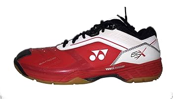 YONEX SHB-65 ホワイト／レッドソール バドミントンシューズ 27CM Yonex SHB-65ZM White Red Badminton Shoes