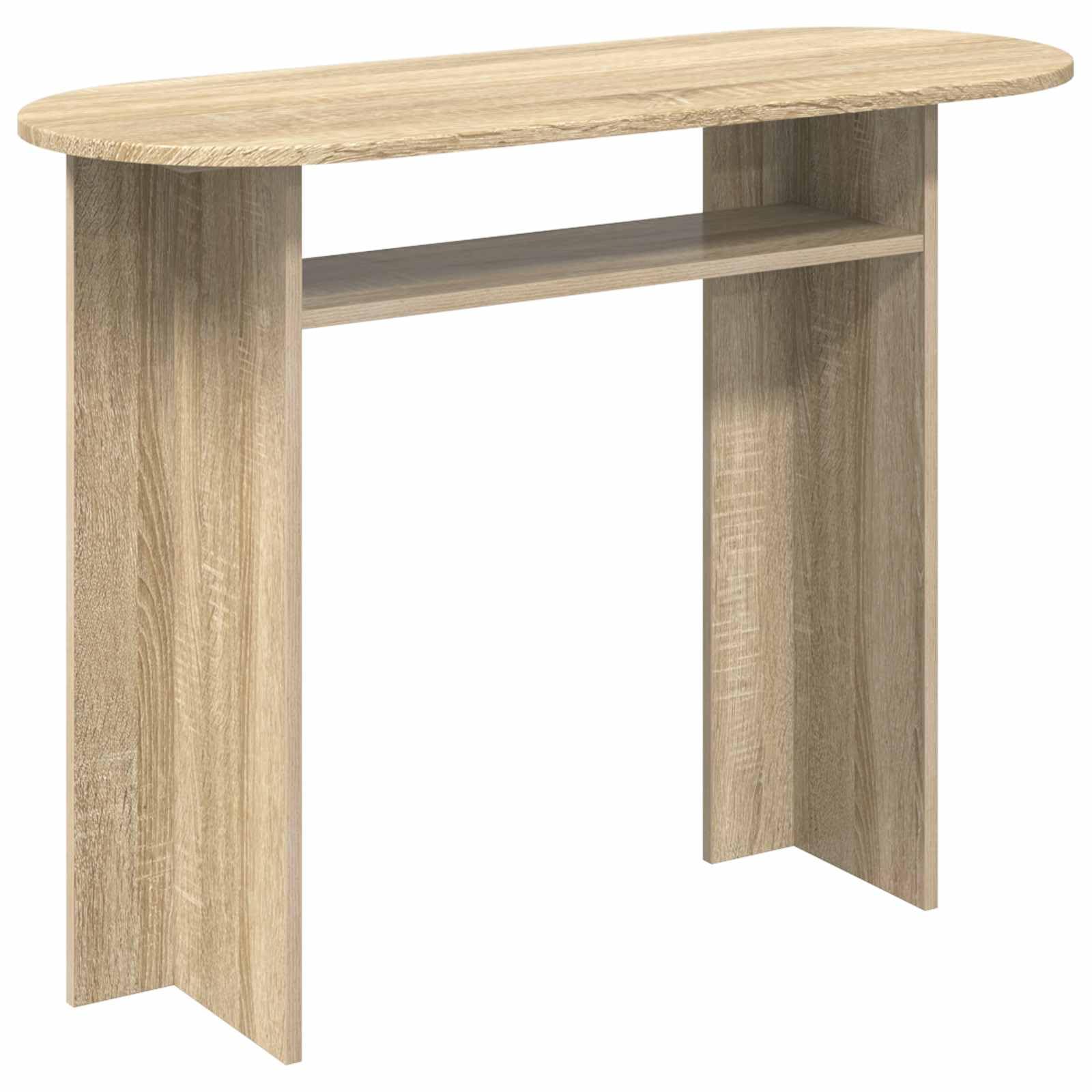 Générique Inżynieria drewniana konsola stołowa 100 x 39,5 x 75 cm | Wąska konstrukcja, łatwa konserwacja, Prosty montaż, Idealny do salonu lub wejścia