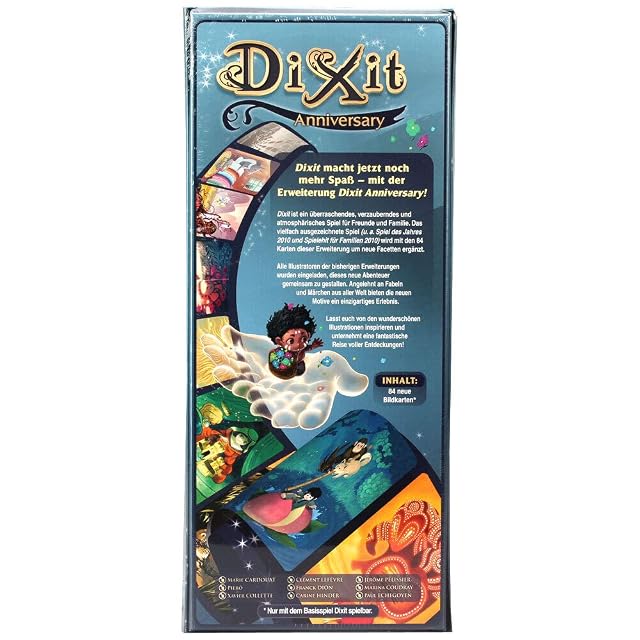 Foto 2 de 5 de Asmodee- Dixit - Aniversario, Color, 2. erweiterung (Libellud LIBD0009) - Versión alemana