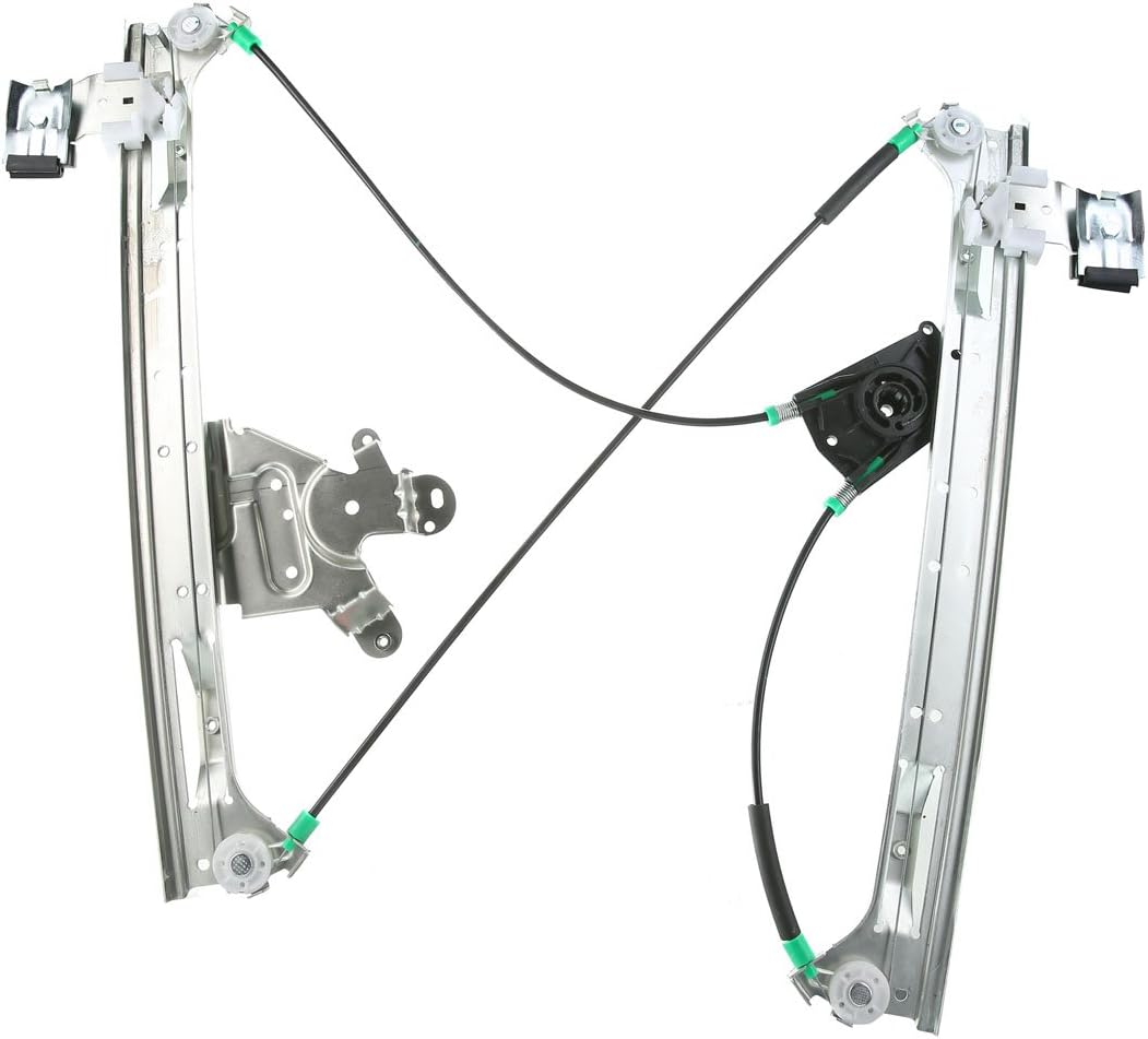 Regulador de Vidro Elétrico A-Premium Sem Motor - Lado Direito Dianteiro do Passageiro para Chevrolet Trailblazer 2002-2009, Buick Rainier, GMC Envoy, Isuzu Ascender e Saab 9-7x