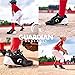 Guardian Baseball and Softball High Top Cleats for Youth Boys and Girls - Black, 12 Little Kid